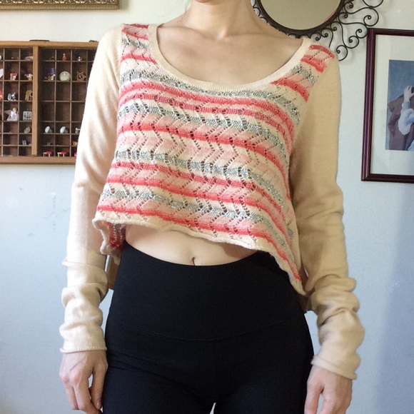 SOLD FILLMORE Free People Artsy Metallic Sweater - Picture 2 of 8